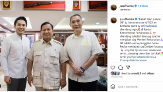 Jusuf Hamka Temui Prabowo Subianto Dikantornya, Babah Alun Ungkap Makna Penyebutan 08