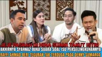 CEK FAKTA: Syahnaz Klarifikasi Hingga Menyesal, Raffi Ahmad Beri Teguran Keras untuk Denny Sumargo Karena Ini