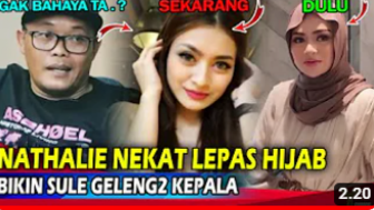 CEK FAKTA: Nathalie Holscher Nekat Lepas Jilbab, Sule Geleng-geleng Kepala