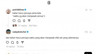 Putri Delina Unggah Status Diduga Sindir Nathalie Holscher, Balasan Nadya Holscher buat Suasana Makin Keruh