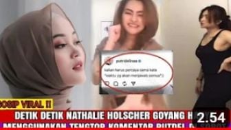 CEK FAKTA: Nathalie Holscher Langsung Goyang Vulgar Pakai Tank Top Usai Lepas Hijab, Benarkah?