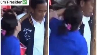 Viral Jokowi Nyaris Dicium Emak-Emak Saat Kunjungan ke Pasar, Gibran Ikut Komentar