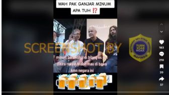 CEK FAKTA: Ganjar Pranowo Disebut Minum Minuman Beralkohol, Benarkah?