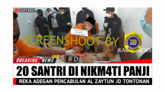 CEK FAKTA: Bereda Video Reka Adegan Pelecehan Seksual Panji Gumilang Terhadap Santrinya