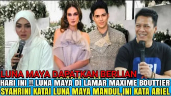 CEK FAKTA: Resmi Dilamar Maxime Bouttier, Luna Maya Pamer Cincin Berlian