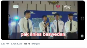 Bupati Banyumas Dibuat Kaget dengan Jawaban Tiga Siswa Ini, Ternyata Mendukung Anies Baswedan Jadi Presiden