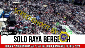 Ribuan Warga Solo Putar Haluan Dukung Anies di Pilpres 2024, Benarkah?