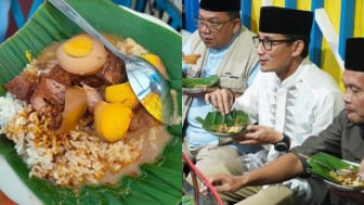 Cicipi Kenikmatan Sego Gandul Pak Sardi Khas Pati, Favorit Sandiaga Uno