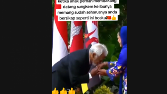 Momen Presiden Timor Leste Cium Tangan Ibu Negara Iriana Jokowi Jadi Sorotan, Publik: Tinggi Sekali Adabnya