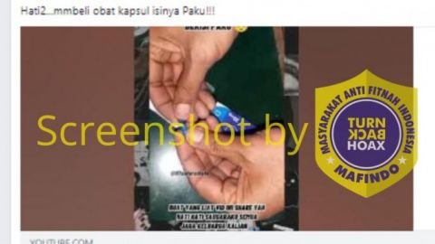 Fakta Sebenarnya Video Orang Beli Obat Kapsul Namun Isinya Paku Kecil