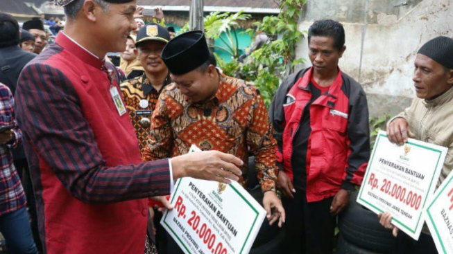 Konten di Twitter Ganjar Pranowo Soal Bantuan Renovasi Rumah Kader PDIP Dihapus, Netizen Pertanyakan Soal Dana Baznas yang Dipakai