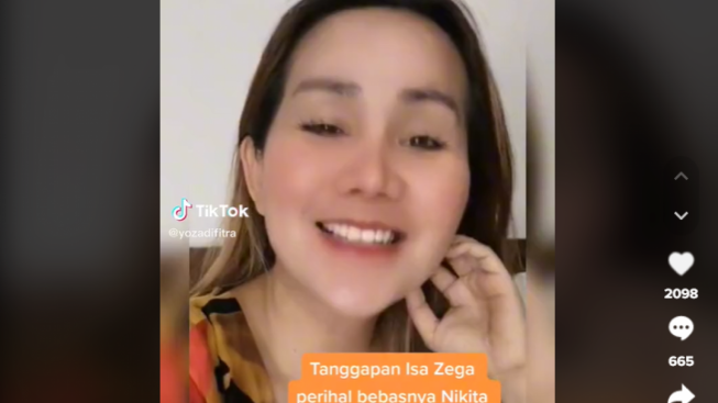 Isa Zega Sentil Nikita Mirzani yang Baru Saja Bebas: Jangan Seneng Dulu, Statusnya Masih Terdakwa