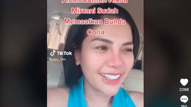 Nikita Mirzani Sebut Telah Maafkan Bunda Corla, Netizen: Lah, Emang Bunda Salah Apa?