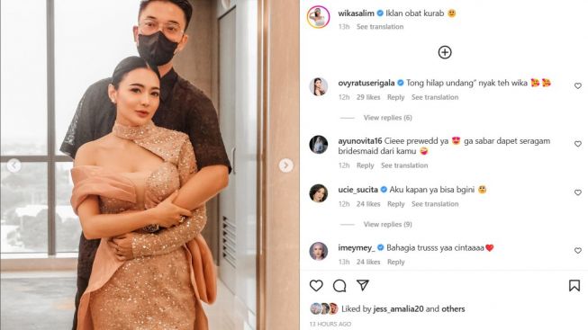 Wika Salim Pamer Foto Mesra, Penggemar Sakit Hati: Nyesek, Unfollow Biar Enggak Liat