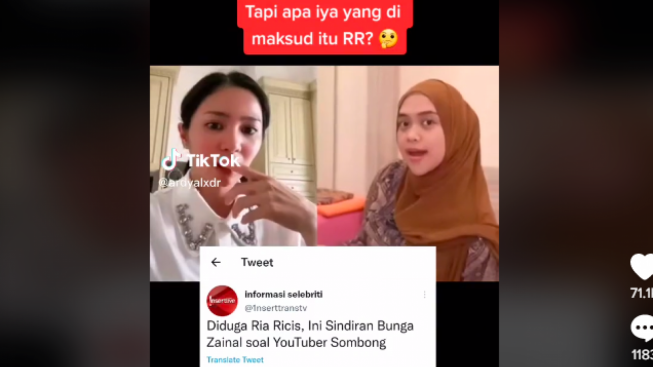 Bunga Zainal Sindir YouTuber Sombong, Warganet Seret Nama Ria Ricis: Beda di Kamera dan Aslinya