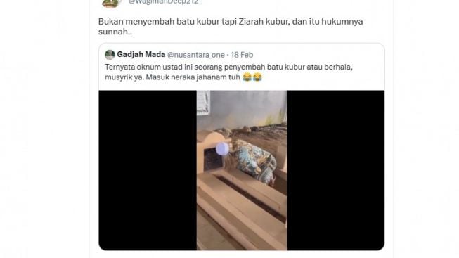 Video Habib Bahar bin Smith Cium Nisan Makam Jadi Sorotan, Publik: Itu Sarkasme Buat Wahabi Bib