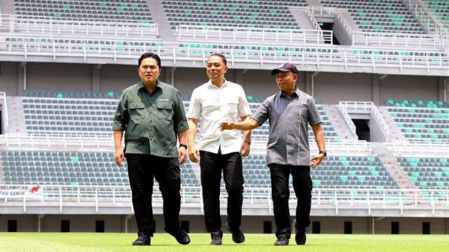 Puji Habis-habisan, Ketua Umum PSSI Tetap Minta Fasilitas Stadion GBT Dimaksimalkan