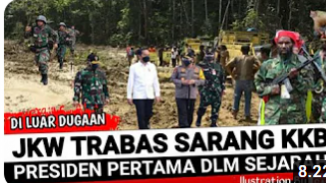 CEK FAKTA: Kunjungi Papua, Jokowi Nekat Trabas Sarang KKB, Benar?