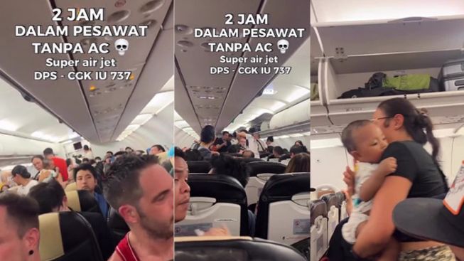 Heboh! Pesawat Komersil Terbang dari Bali ke Jakarta dengan AC Mati, Penumpang Kepanasan Hampir Kehabisan Oksigen