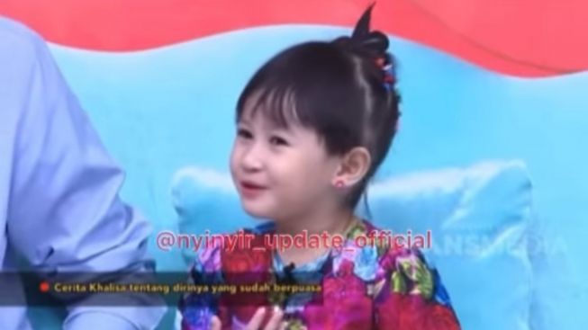 MasyaAllah! Khalisa Anak Kartika Putri dan Habib Usman Sudah Belajar Puasa Usia Sejak Usia 3 Tahun