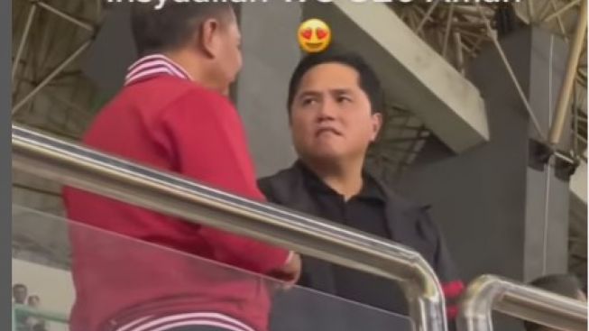 Manisnya Kode Kedipan Mata Erick Thohir ke Waketum PSSI, Semanis Nasib Piala Dunia U-20?