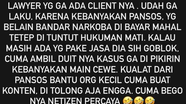 Sebut Hotman Paris Lawyer Tidak Laku dan Doyan Main Cewek, Nikita Mirzani Digeruduk Warganet