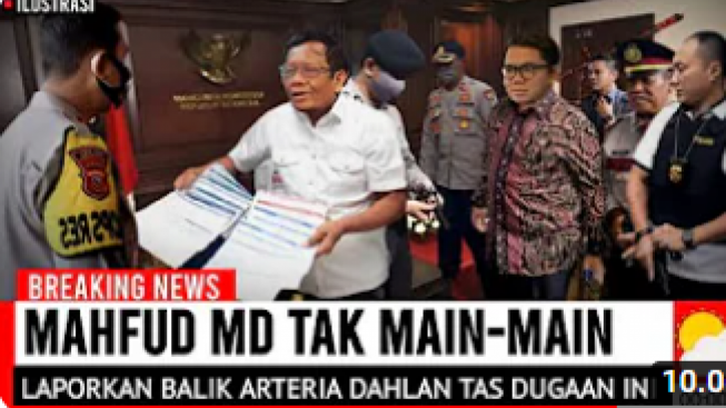 CEK FAKTA: Tak Main-main, Mahfud MD Laporkan Balik Arteria Dahlan Atas ...