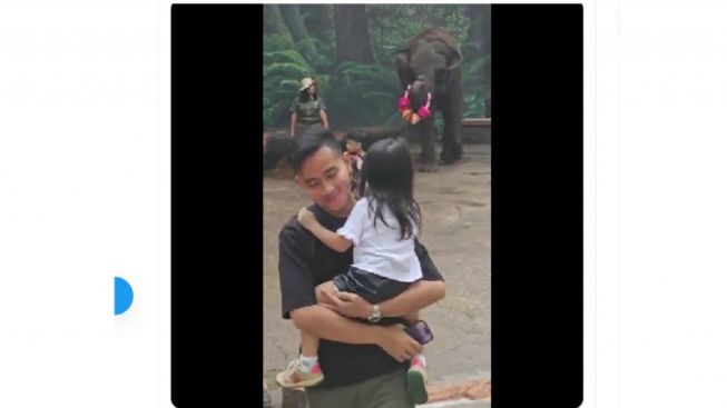 Momen La Lembah Lari Saat Melihat Gajah di Taman Safari Jadi Sorotan, Gibran Sigap Peluk Sang Putri