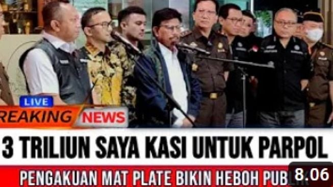 CEK FAKTA: Johnny G Plate Mengaku Berikan Rp3 Triliun Ke Partai NasDem ...