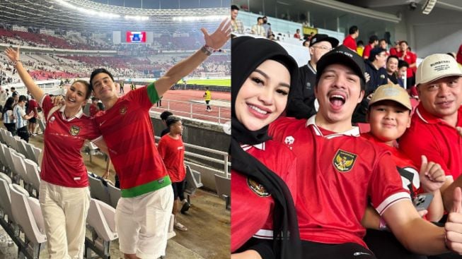 4 Artis yang Nonton Langsung Pertandingan Timnas Indonesia kontra Argentina