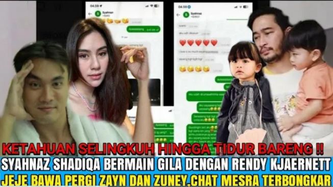 CEK FAKTA: Syahnaz Selingkuh!! Jeje Bawa Kabur Zayn dan Zuney, Hingga Bukti Chat Mesra Terbongkar!!