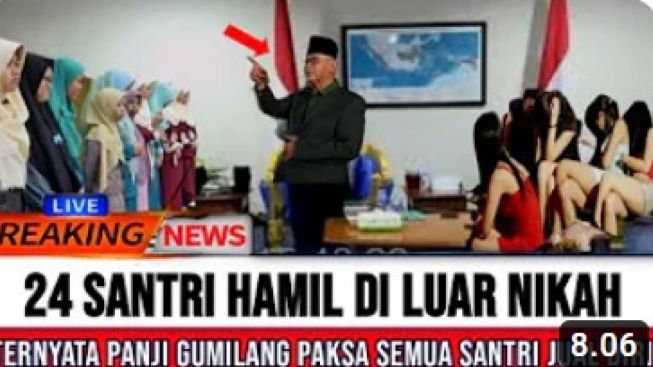 CEK FAKTA: 24 Santri Al Zaytun Hamil di Luar Nikah Akibat Perbuatan Panji Gumilang, Benarkah?