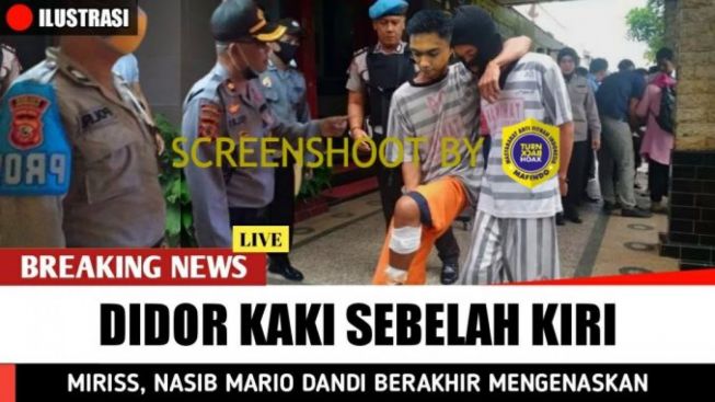 CEK FAKTA: Kaki Mario Dandy Ditembak Saat Hendak Melarikan Diri