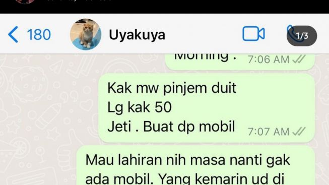 Niat Utang untuk DP Mobil, Denise Chariesta Malah Tersinggung Dikasih Uang Uya Kuya