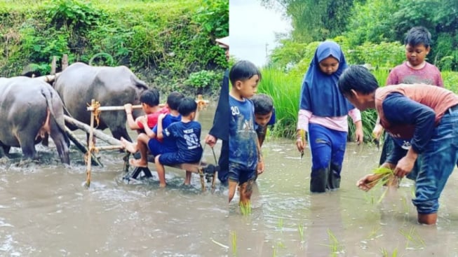 Mencoba Permainan Tradisional di Kampung Dolanan Klaten yang Pernah Dikunjungi Iriana Jokowi