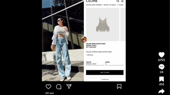 Terlihat Biasa, Harga Sports Bra yang Dikenakan Azizah Salsha Istri Pratama Arhan Ternyata hingga Rp11 Juta