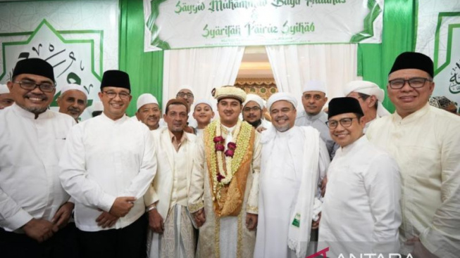 Datangi Pernikahan Putri Habib Rizieq, Pasangan Anies dan Cak Imin Disebut Amalkan Sila Ketiga Pancasila