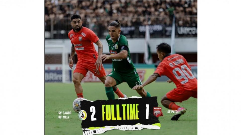 Tampil Mengejutkan, PSS Sleman Mute Borneo FC dengan skor 2-1