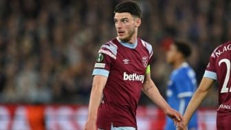 West Ham Tolak Tawaran Arsenal untuk Declan Rice