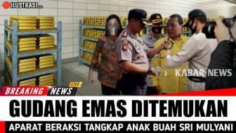 CEK FAKTA: Aparat Tangkap Anak Buah Sri Mulyani, 100 Ton Emas Berhasil Ditemukan?