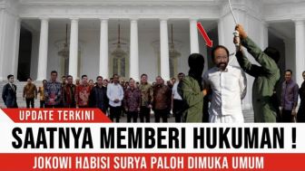 CEK FAKTA: Presiden Jokowi Habisi Surya Paloh di Depan Umum, Karena Ini