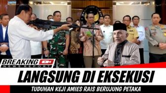 CEK FAKTA: Amien Rais Langsung Dieksekusi di Tempat oleh Presiden Jokowi, Kapolri Menyaksikan