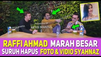 CEK FAKTA: Raffi Ahmad Marah Besar, Rendy Kjaernett Diminta Hapus Tato Bergambar Syahnaz Sadiqah