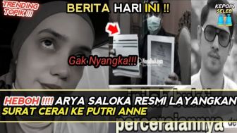 CEK FAKTA: Tersebar Bukti Arya Saloka Resmi Layangkan Surat Cerai ke Putri Anne