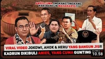 CEK FAKTA: Anies Tinggal Gunting Pita? Terekam Kamera Justru Jokowi-Ahok yang Bangun JIS