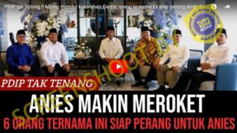 CEK FAKTA: PDIP Tak Tenang! Hitung Mundur Kekalahan Ganjar, Orang Ternama Ini Siap Perang Demi Dukung Anies