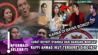 CEK FAKTA: Kena Karma! Syahnaz Sadiqah Akhirnya Diboikot, Raffi Ahmad Ikut Terseret