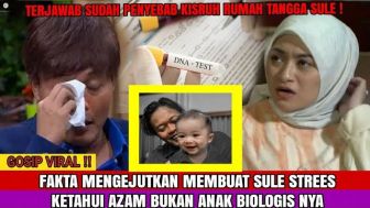 CEK FAKTA: Tes DNA Anak Nathalie Holscher Bikin Gempar, Hasilnya Ungkap Adzam Bukan Anak Biologis Sule