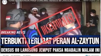 CEK FAKTA: Langsung Dijemput Paksa, Ngabalin Ditangkap Densus 88 Karena Terbukti Jadi Bekingan Panji Gumilang