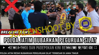 CEK FAKTA: Polda Jatim Resmi Bubarkan Perguruan Silat Terbesar di Jawa Timur